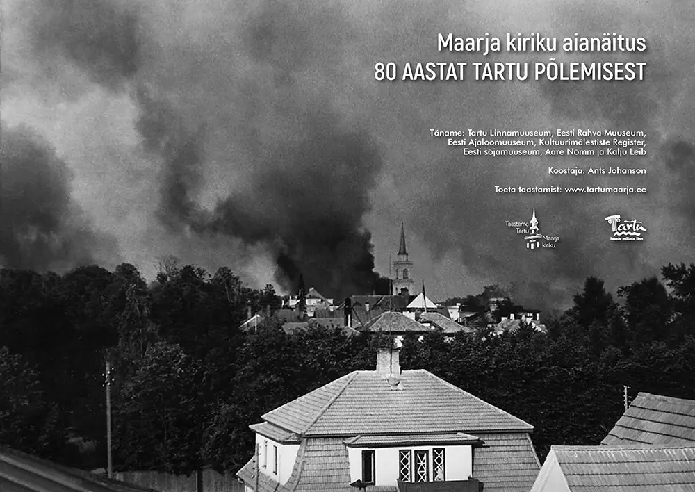 Aianäituse 80 aastat Tartu põlemisest avamine