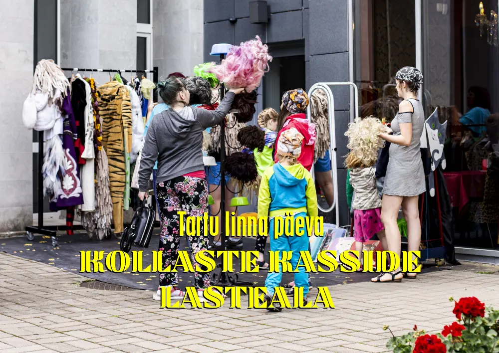Tartu linna päeva kollaste kasside lasteala